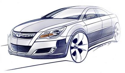 展翅欲飞，梦想照进现实 东南汽车全新自主紧凑型轿车手绘图惊艳亮相